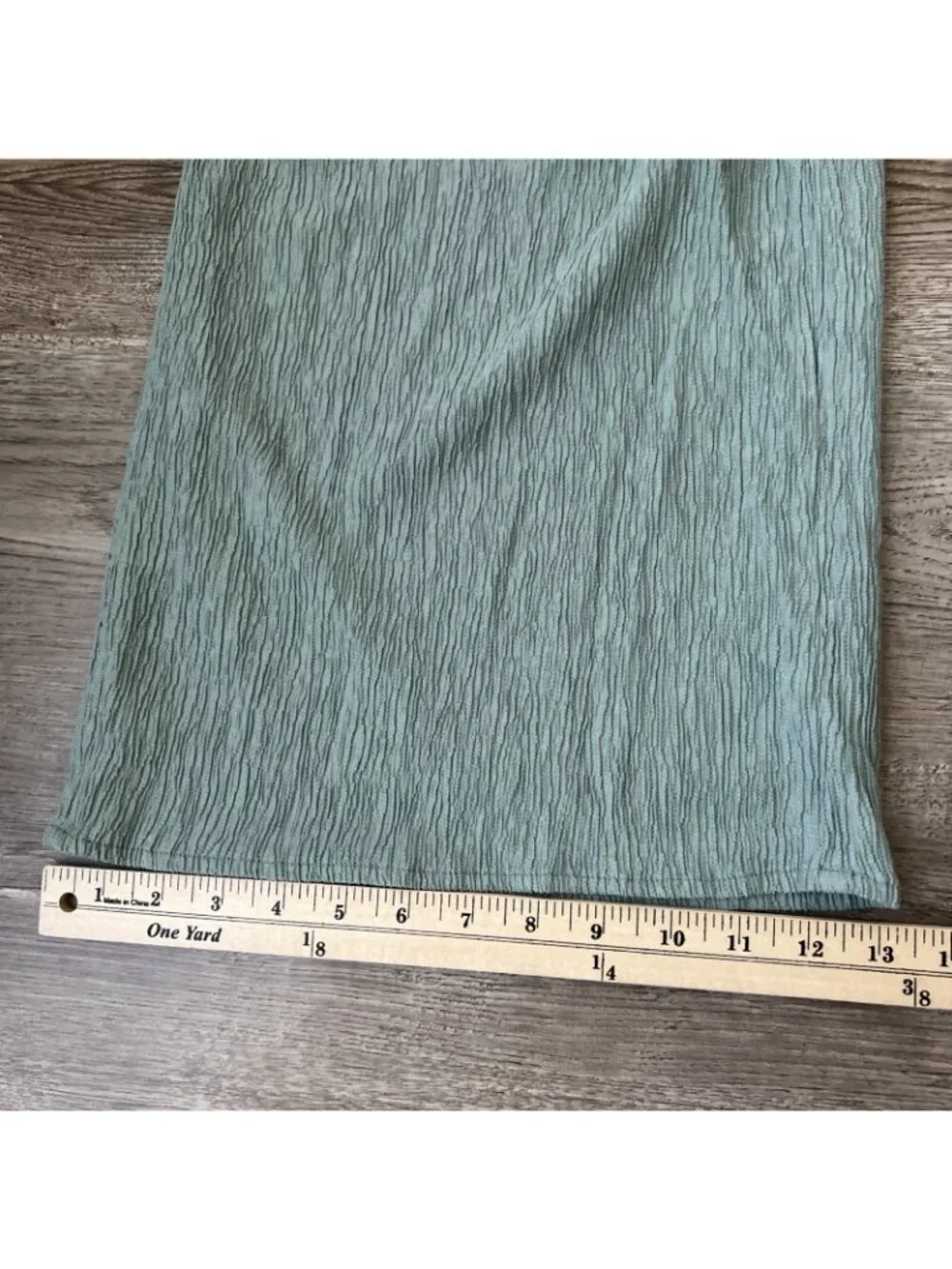 Abercrombie Fitch Crinkle Textured Pull On Pant Womens Medium Long Wide Leg New